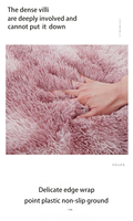 Tapis moderne de luxe sur mesure pour grand salon, tapis en fausse fourrure super doux et moelleux, tapis en polyester personnalisé pour chambre à coucher, fabriqué à la machine