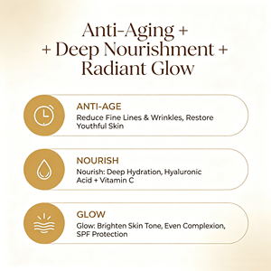 <strong>Gluta</strong> Kojic <strong>White</strong> 24K Gold Skin Bleaching Whitening <strong>Cream</strong> Oil-Free Vitamin C Sunscreen Day Use All Skin Types Face <strong>Cream</strong> - Product Image 3
