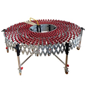 China Factory Flexible Plastic Skate Wheel <strong>Telescopic</strong> <strong>Conveyor</strong> for Unloading Goods - Product Image 3