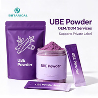 Poudre d'igname violette UBE biologique naturelle pure de haute qualité, anthocyanes UBE, prise en charge OEM