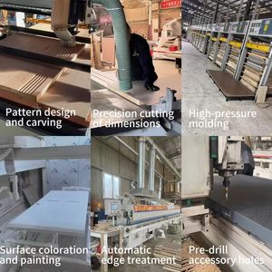 Özelleştirilmiş Kavisli İç Kapı Fabrikası Fransız Çift Çerçeveli Cam Seçenekli OEM Boyutlu Villa Otel Projesi Toptan Kapı - Product Image 2