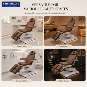Lettino Estetico Professionale Wally Beauty, Tavolo Elettrico per Massaggi e Trattamenti di Bellezza per Saloni e <span class=keywords><strong>Spa</strong></span> - Product Image 5