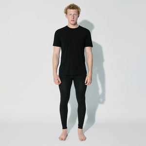 Pantalones térmicos largos de invierno para hombre, mezcla de merino y lyocell, transpirables, para adultos. - Product Image 4