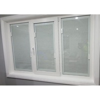 NUOXIN UPVC Fenêtres avec stores intégrés Design Vente en gros Prix d'usine Fenêtres à volet PVC Fenêtre à battant en verre vinyle