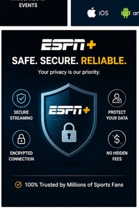 <span class=keywords><strong>Abonnement</strong></span> officiel ESPN Plus 12 mois ESPN Premium Compte ESPN pour les États-Unis - Product Image 4