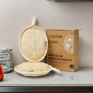 100% Tự Nhiên Loofah Thời Trang Tắm Bọt Biển Đầy Đủ Cơ Thể Scrubber Tăng Cường Cơ Thể Làm Sạch Loofah Chất Liệu - Product Image 4