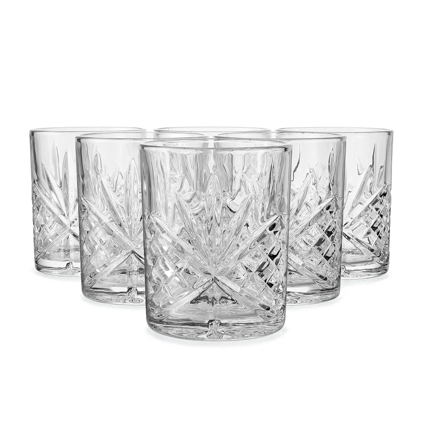 Op Maat Gemaakte Bierglazen Set Crystal Hot Selling Nieuwe Glaswerk 6 Bond Tuimelaars Voor Bar Party