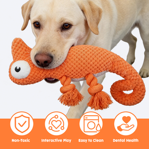 Nuevo Juguete de Peluche Interactivo para <span class=keywords><strong>Perros</strong></span> con Múltiples Texturas, Silencioso, con Forma de Animal, para la Salud Dental y el Alivio de la Ansiedad, Sostenible - Product Image 2