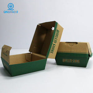 Caja <span class=keywords><strong>de</strong></span> Papel para Hamburguesas Desechable con Logotipo Personalizado, Impresa, Ecológica, <span class=keywords><strong>de</strong></span> Grado Alimenticio, con Laminación Brillante/Mate para Empaque <span class=keywords><strong>de</strong></span> Sushi y Hamburguesas - Product Image 5