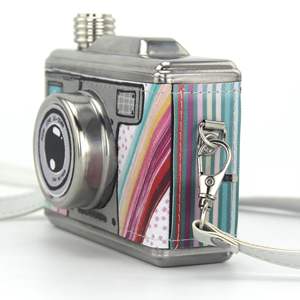 रचनात्मक रूसी 11 औंस स्टेनलेस स्टील हिप फ्लास्क पोर्टेबल व्हिस्की रम कैमरा हिप फ्लैस्क पोर्टेबल व्हिस्की रम कैमरा हिप फ्लास्क उपहार के साथ शराब के लिए - Product Image 2