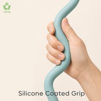 Barre torsadée en fonte recouverte de silicone 15LB 25LB, barre serpentine lestée pour entraînement de force, équipement de gym à domicile, fournisseur personnalisé