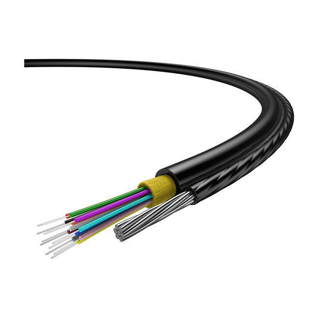 GJYC8H Outdoor FTTH Fiber Drop Cable Aramid Yarn Member Self-Supporting Aerial Fibre Optic Cable Supplier