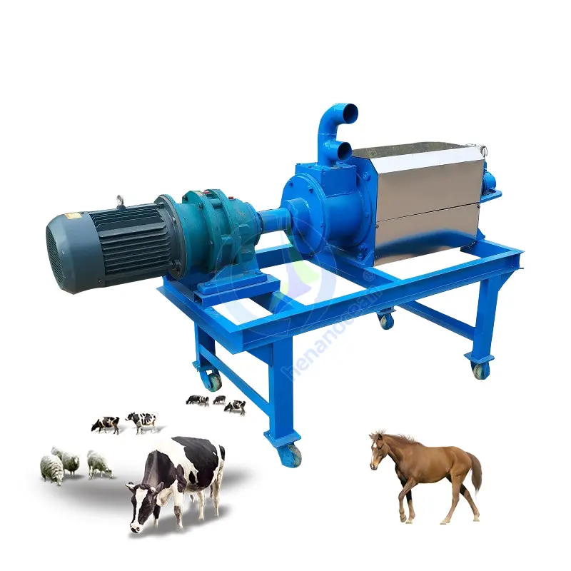 High Efficiency Stainless Steel Animal Cow Chicken Pig Dung Drying Extrusion Machine Screw Press Solid Liquid Separator