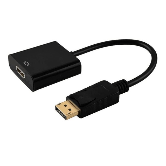 DP to HDMI Adapter DisplayPort to HDMI Converter Male to Female for Laptop Monitor Projector HDTV