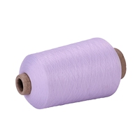 Fil fantaisie texturé à haute élasticité et haute ténacité, 100% polyester DTY teint pour tissu tricoté