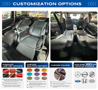 Kit de sièges d'aviation VIP pour Toyota Highlander, siège de capitaine électrique de luxe avec repose-jambes et base pivotante