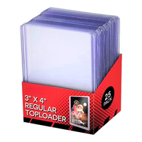 Porte-Cartes de Collection 35PT 3 X 4 Top Loader pour Cartes de Baseball, Football, Basketball, Sport – Protections Rigides Toploader