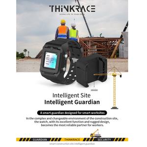 Rastreador de reloj inteligente PT880 para sitio de construcción, posicionamiento satelital dual, batería de 1400mAh BLE4.2 para sistema operativo Android para - Product Image 2