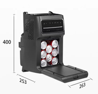 Réfrigérateur OEM ODM Li Auto L7 5,5 L à double zone, réfrigérateur de console personnalisé pour les marques d'accessoires pour véhicules électriques