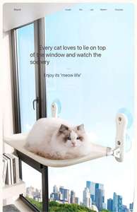 Hamaca para gatos, ventana, ventosa, cama de cristal, estante colgante para tomar el sol, balcón, cama para gatos, rascador para tomar el sol, siesta, árboles para gatos - Product Image 6