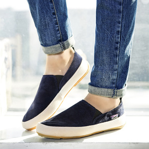 Wholesale New Style Fashion Trendy Slip on Denim Jeans Flat Footwear Washed Walking Style Casual <b>Canvas</b> Shoes for Men Size 45 - Product Image 5
