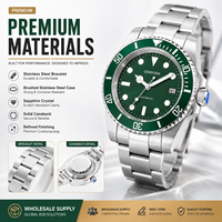 Montre personnalisée OEM pour homme, classique, tendance, en acier, mode masculine, étanche, montres mécaniques en acier inoxydable pour affaires