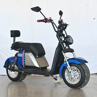 Scooter tout-terrain Citycoco 1000-2000W, autonomie 40-60 km, double vitesse, vélo électrique vintage à deux roues pour adultes SHANSU SS-701