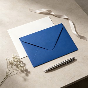 Enveloppe d'invitation personnalisée classique en papier écologique, couleur unie de luxe, impression de logo artistique, pour mariage, entreprise, fête, OEM, ODM, vente en gros - Product Image 6