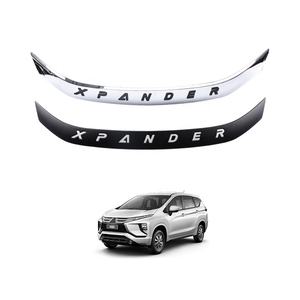 TXR Auto ornement de capot avant noir avec argent mot bonnet garniture accessoires de garde pour Mitsubishi Xpander <span class=keywords><strong>2017</strong></span>-2021 - Product Image 2
