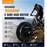 Kit de conversion de vélo électrique 26 pouces 1000W 48V sans balais pour roue arrière MTX39 1000 Watts pour VTT et vélo cargo - Vente en gros