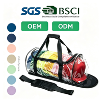 Biyou OEM/ODM Maßgefertigtes 24-Kappen Transparentes PVC-Reißverschluss Tragbares Hut-Aufbewahrungs- und Präsentationssystem Organizer Reise-Tragetasche