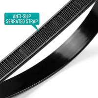 Attaches en nylon de qualité industrielle résistantes à la température, à l'usure et anti-desserrage pour la fixation d'équipements électriques et de tuyaux.