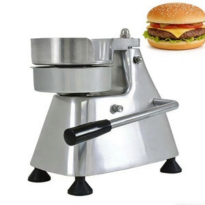 Máquina Manual para Hacer Hamburguesas, Máquina Comercial para Formar Hamburguesas para Hamburgueserías y Restaurantes, Acero Inoxidable Resistente - Product Image 1