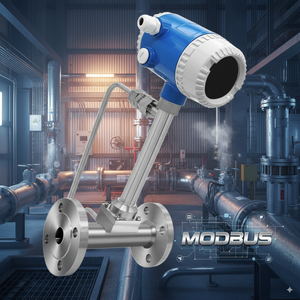 Độ chính xác cao thép mặt bích hơi nước Vortex lưu lượng kế đo lường chất lỏng cảm biến RS485 đầu ra cho chất lỏng đường ống cao cấp Cảm biến lưu lượng - Product Image 3