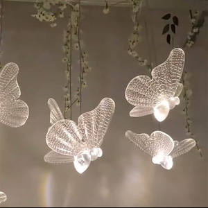 New Bee Lamp Acrylic Brilliant Yellow IP54 Rated Modern Style Wedding Stage Hotel Shopping Mall Banquet Hanging <b>String</b> <b>Lights</b> - Product Image 1