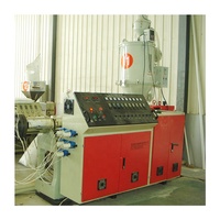 Extrudeuse de tuyaux en plastique Mingshun entièrement automatique à vis unique 38CrMoALA, économique, avec moteur, boîte de vitesses, PLC et pompe pour LDPE/HDPE/PE/PP/PPR
