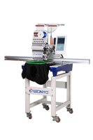 Machine de broderie industrielle à tête unique de haute qualité pour les chapeaux de grande surface informatisés pour les industries de vente au détail