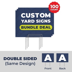 Letreros de jardín para graduación Clase de 2025 con estacas, personalizables, de material PP, servicio de corte para fiestas universitarias y de institutos - Product Image 2