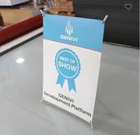 Perlengkapan Jarmoo IMPAC X Stand Banner Display Mini Economy Webing Ukuran 60x160cm & 80x180cm