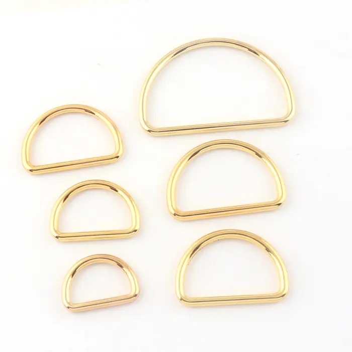 Custom Metal Buckle D Ring Alloy Buckles Clasp D Rings Handbag Accessories Bag Straps