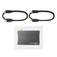 LASTINGIN Hard Disk portabel USB 3.2, penyimpanan portabel USB 512 eksternal M.2 NVME Solid State Drive SSD Mini PSSD GB 1TB 2TB Laptop 4TB