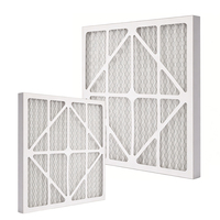 Nouveau filtre à air primaire jetable en carton plissé MERV 8 pour CVC, avec support en maille galvanisée, taille personnalisable