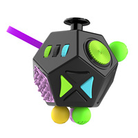 Jouets anti-stress Huyo Outdoor EDC Fidgeting Magic Cube pour adultes et personnes autistes, en plastique