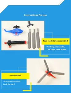 Jouets de sport et de plein air pour enfants, hélicoptère à manivelle Dragonfly, pour les enfants de 14 ans et plus, unisexe, cadeau - Product Image 6