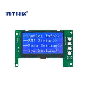 TDTスマートbmsアクセサリLCDディスプレイキー画面ビュー電圧/電流/S0C/温度LCDディスプレイ画面