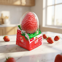 Hicey Factory Vente en gros de crème glacée chinoise à la fraise en forme de fraise 3D