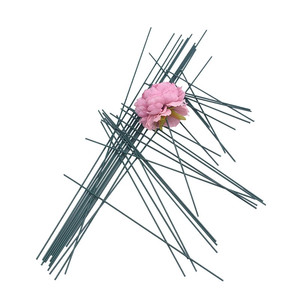 <span class=keywords><strong>Tiges</strong></span> Florales Métalliques DIY Créatives en Fil de Fer pour Fleurs Artificielles Vertes en Acier de Haute Qualité en Gros - Product Image 4