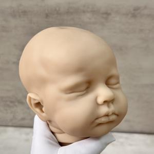 Boneca Realista Reborn Cokela 19 Polegadas LouLou Kit DIY Transfronteiriço Molde Embrião Branco <span class=keywords><strong>Silicone</strong></span> Macio PVC Geração-1 Cabelo - Product Image 4