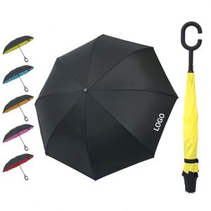 Parasol pliable en gros, parapluie inversé anti-UV personnalisé pour adultes - Product Image 1