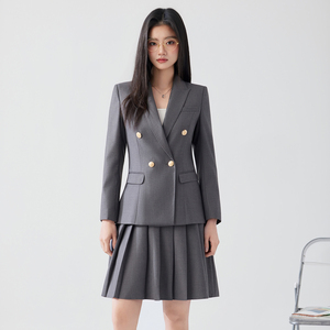 Costume professionnel pour étudiantes, idéal pour les entretiens d'embauche et les examens nationaux, parfait pour le bureau et les loisirs. - Product Image 5